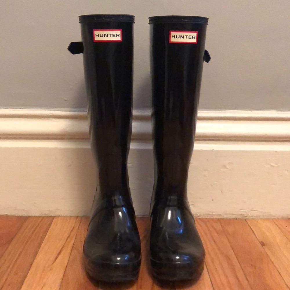 Women’s Original Gloss Rain Boots: Black